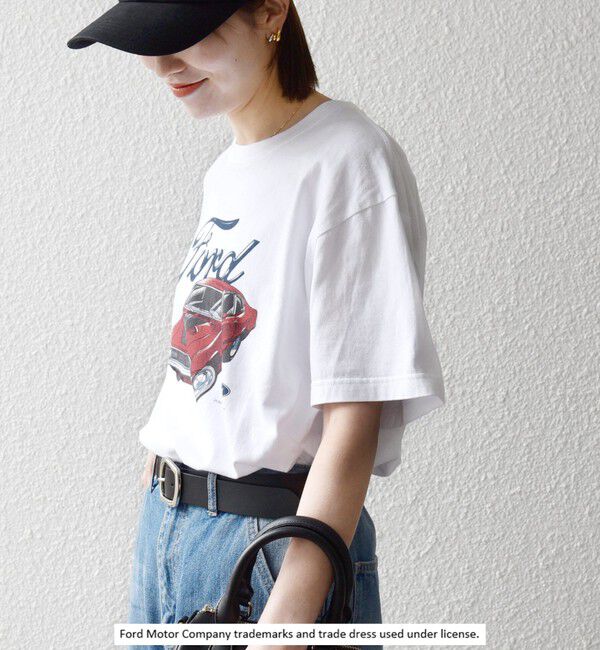 SHIPS any「《予約》GOOD ROCK SPEED:〈洗濯機可能〉Ford CAR ロゴ プリント TEE」|Tシャツ・カットソー|