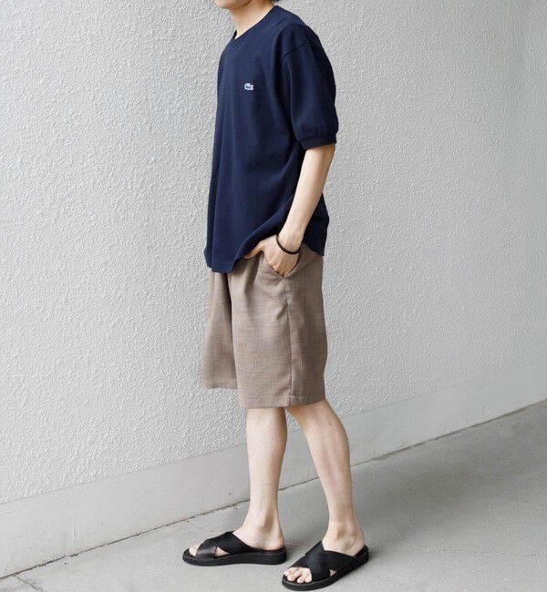 SHIPS any「SHIPS any:〈UVカット〉FUTURE LINEN CANVAS リネンライク イージー ショーツ◆」|その他|