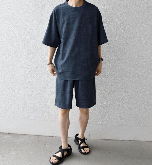 SHIPS any「SHIPS any:〈UVカット〉FUTURE LINEN CANVAS リネンライク イージー ショーツ◆」|その他|