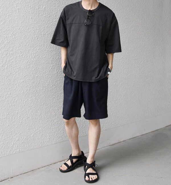 SHIPS any「SHIPS any:〈UVカット〉FUTURE LINEN CANVAS リネンライク イージー ショーツ◆」|その他|