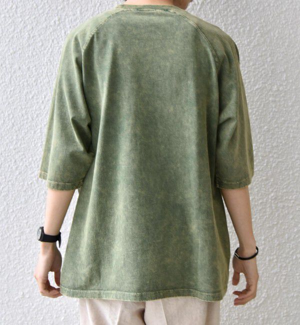 SHIPS any「【SHIPS any別注】ONEITA: ケミカルウォッシュ リラックス ラグラン Tシャツ(セットアップ対応)◆」|Tシャツ・カットソー|