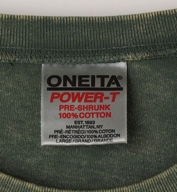 SHIPS any「【SHIPS any別注】ONEITA: ケミカルウォッシュ リラックス ラグラン Tシャツ(セットアップ対応)◆」|Tシャツ・カットソー|