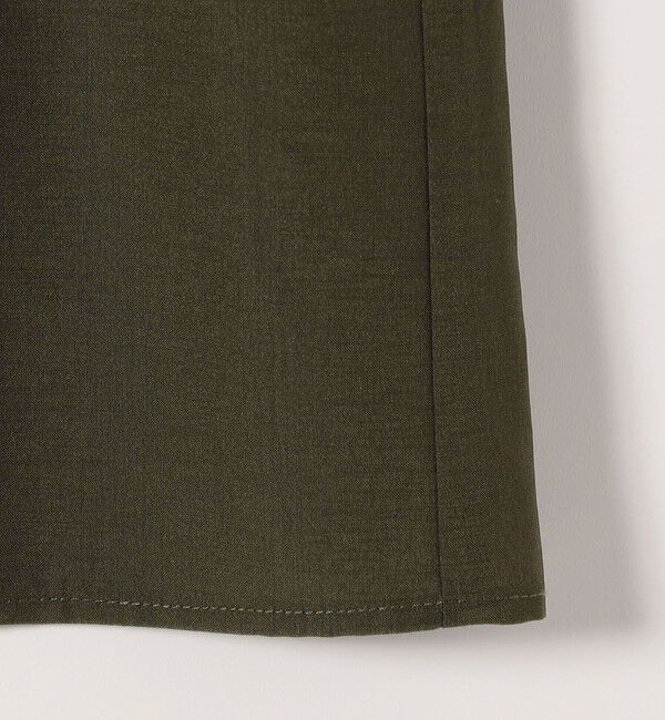 SHIPS any「《予約》SHIPS any:〈洗濯機可能〉Vネック フレンチ ギャザー ブラウス」|シャツ・ブラウス|