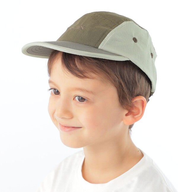 SHIPS KIDS「SHIPS KIDS:シアー メッシュ ジェットキャップ」|キャップ・キャスケット|オリーブ