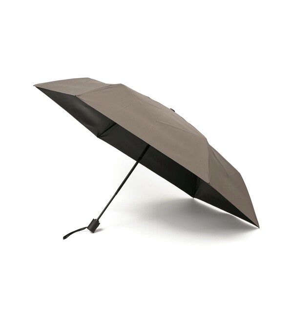 SHIPS any「Amvel:〈晴雨兼用/紫外線カット/遮光〉VERYKAL HEATBLOCK プリーツ 自動開閉 折りたたみ傘」|傘|グレー