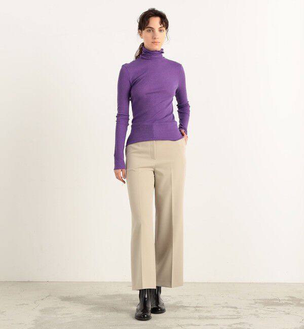 Ballsey「ライトダブルクロス セミフレアパンツ」|スラックス|