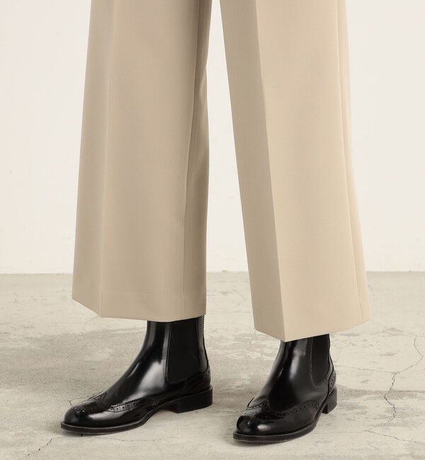 Ballsey「ライトダブルクロス セミフレアパンツ」|スラックス|