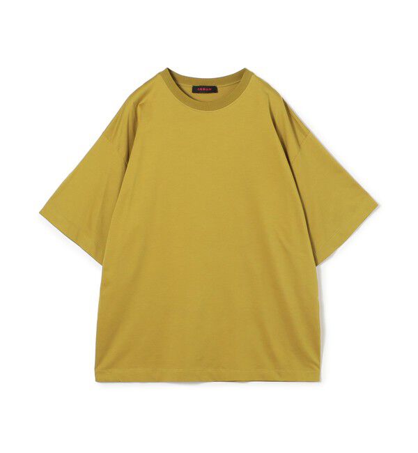 CABaN「CABaN コットン ドロップショルダークルーネックプルオーバー」|Tシャツ・カットソー|25 イエロー