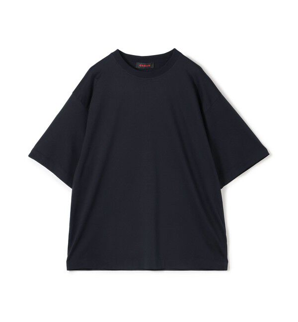 CABaN「CABaN コットン ドロップショルダークルーネックプルオーバー」|Tシャツ・カットソー|69 ネイビー