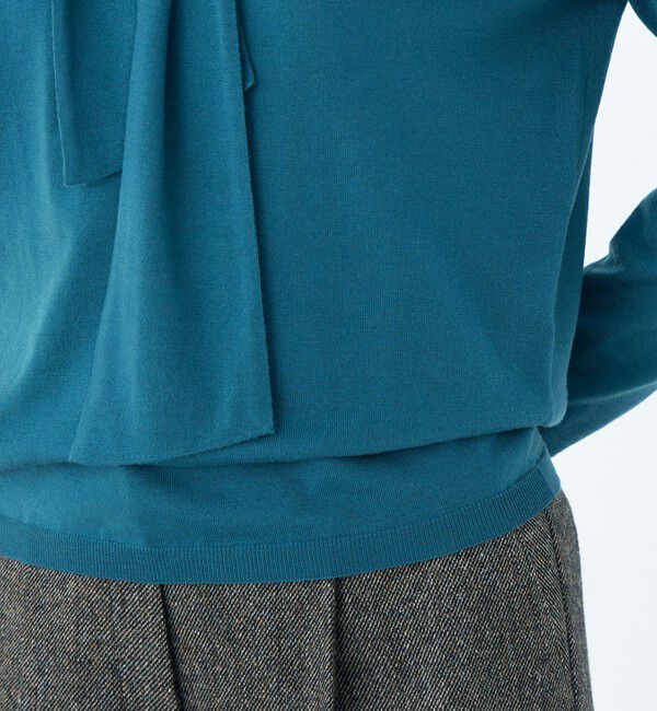 Ballsey「スーパーエクストラファインウール ボウタイプルオーバー」|ニット・セーター|