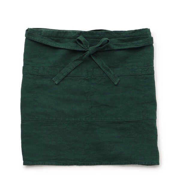 TOMORROWLAND HOME「ウォッシャブルリネンギャルソンエプロン」|食器・キッチングッズ|57 カーキ