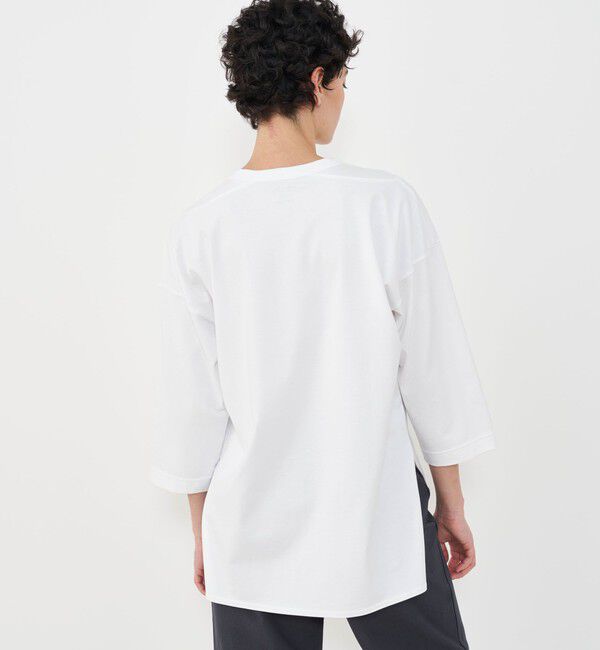 GALERIE VIE「コンパクトジャージー フロントテールプルオーバー」|Tシャツ・カットソー|