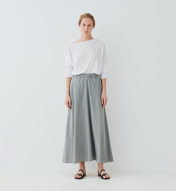 GALERIE VIE「ガーゼフライスジャージー ボートネックプルオーバー」|Tシャツ・カットソー|