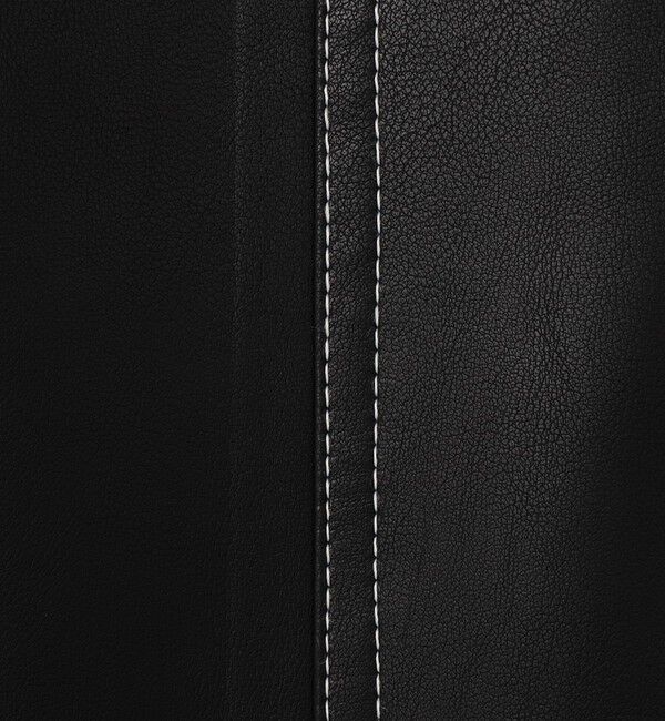 MACPHEE「レザーライク キャソールワンピース」|ワンピース|