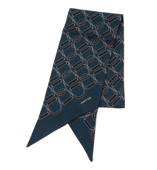 TOMORROWLAND GOODS「Fratelli Luigi シルク スカーフ」|バンダナ・スカーフ|19 ブラック