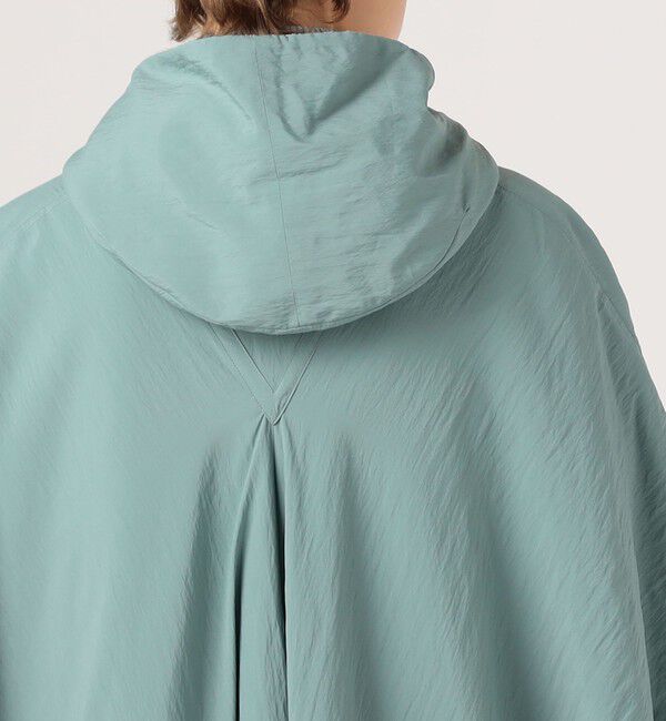 BACCA「レーヨンウール リバーシブルポンチョ」|ダッフルコート|