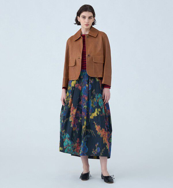 TOMORROWLAND collection「ローズトレミエール タックバレルスカート」|スカート|