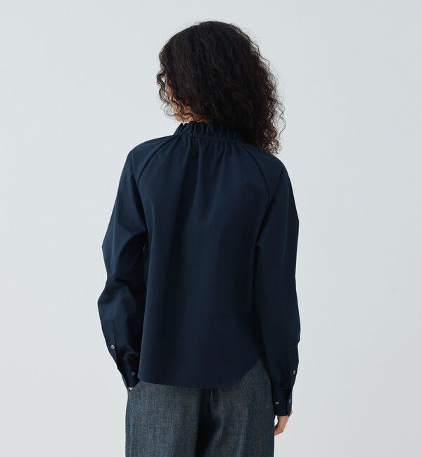 GALERIE VIE「クラシックポプリン ギャザーブラウス」|シャツ・ブラウス|