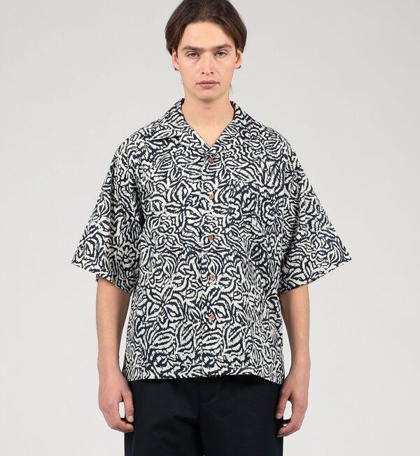 TOMORROWLAND BUYING WEAR「【別注】m's braque コットン オープンカラー ハーフスリーブシャツ」|シャツ・ブラウス|