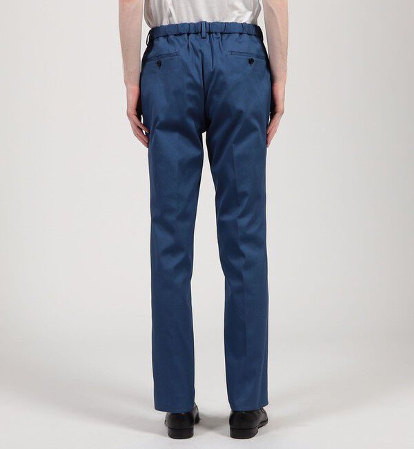 TOMORROWLAND MENS「アイスコットンピケ イージースラックス」|チノ|