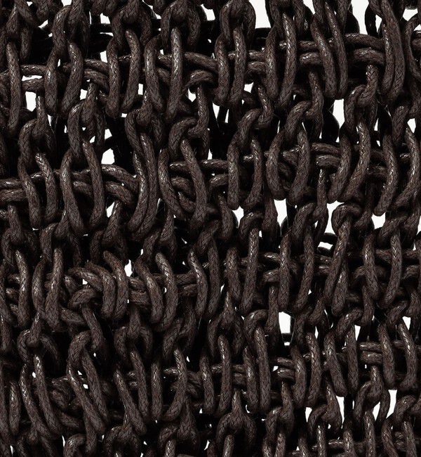 TOMORROWLAND GOODS「MANY RHIZOMES WAXED CITY BASKET」|かごバッグ|