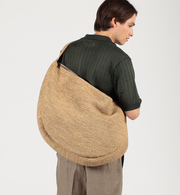 TOMORROWLAND GOODS「IBELIV TAMANA ラフィア クロワッサン ショルダーバッグ 」|その他|