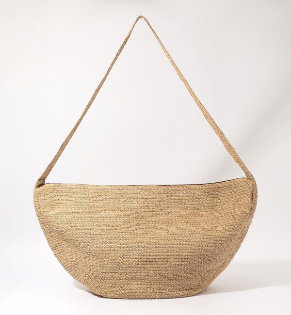 TOMORROWLAND GOODS「IBELIV TAMANA ラフィア クロワッサン ショルダーバッグ 」|その他|