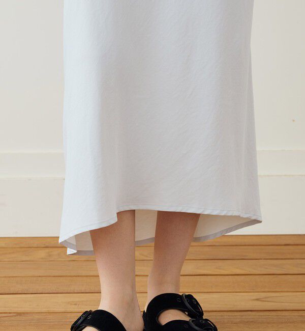 JAMES PERSE「ライトウェイトマットサテン バイアスカットスカート WLMP5987」|タイト|