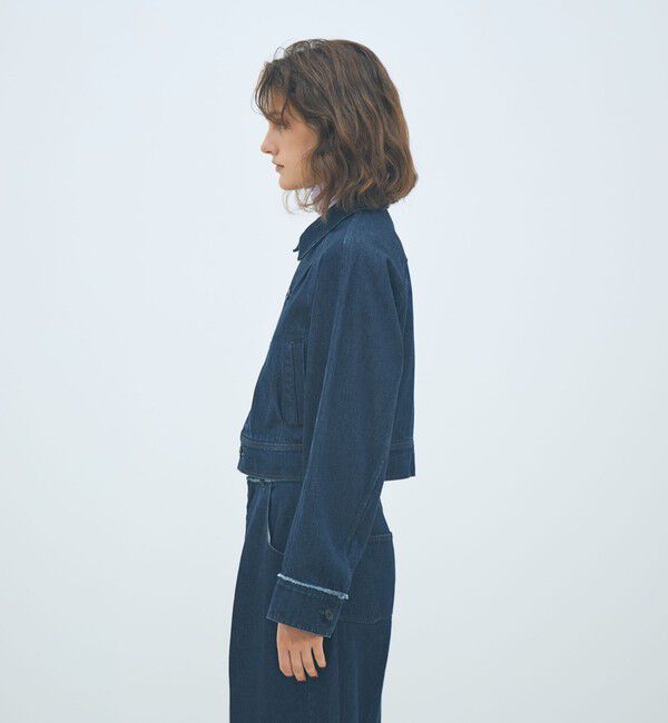 MACPHEE「ハードツイストデニム ショートジャケット」|デニムジャケット|