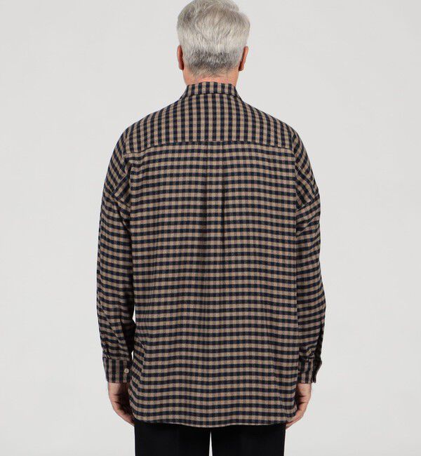 TOMORROWLAND MENS「【別注】GUY ROVER コットンフランネル オーバーシャツ」|ブルゾン・スタジャン|