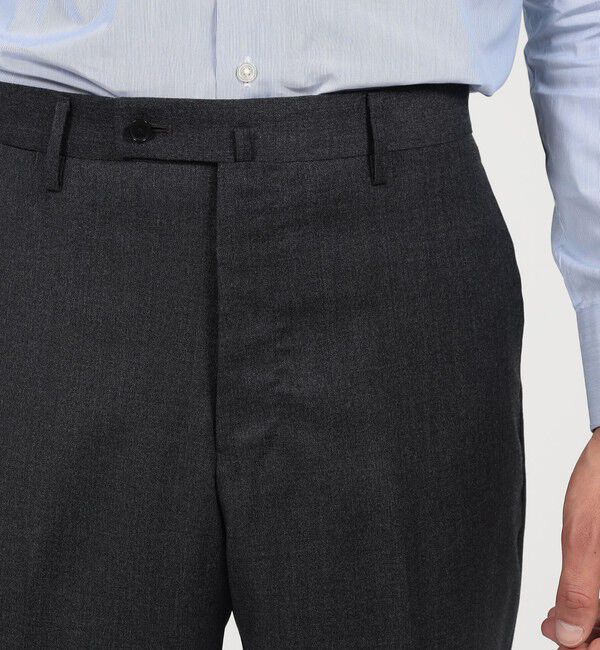 TOMORROWLAND MENS「21マイクロン ウールツイル ノープリーツスラックス V.B.CANONICO」|スラックス|