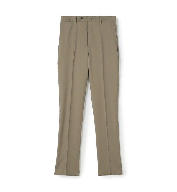 TOMORROWLAND MENS「21マイクロン ウールツイル ノープリーツスラックス V.B.CANONICO」|スラックス|45 キャメル