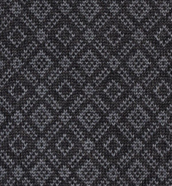 TOMORROWLAND MENS「ウールシルクカシミヤ ジオメトリック柄 クルーネックプルオーバーニット」|ニット・セーター|