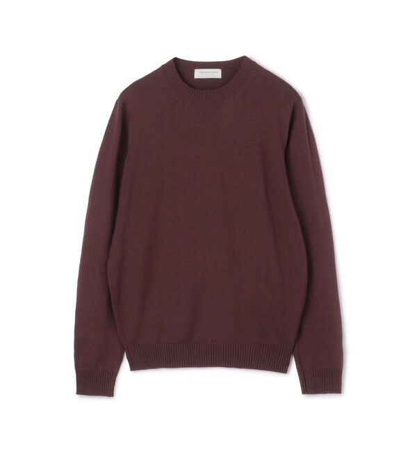 TOMORROWLAND MENS「TOMORROWLAND tricot メリノベーシック クルーネックプルオーバー」|ニット・セーター|75 ボルドー
