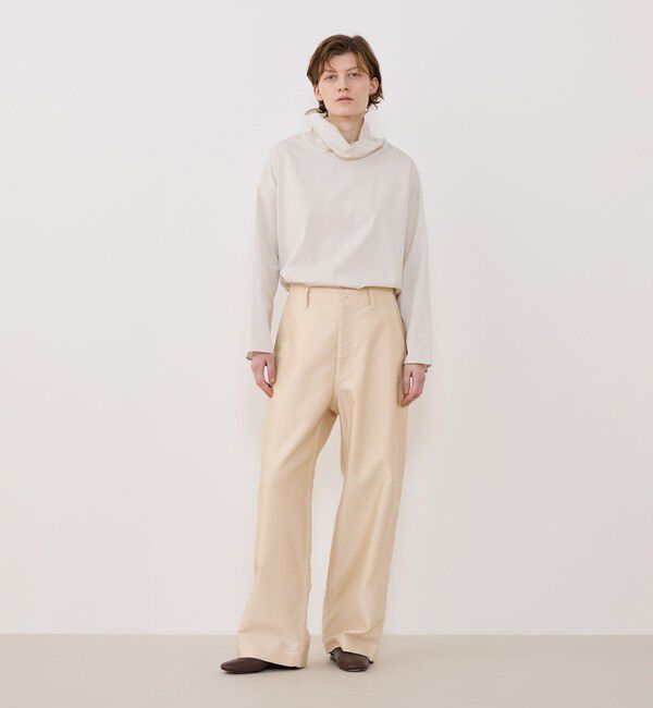 GALERIE VIE「シーアイランドコットンモールスキン ワイドストレートパンツ」|その他|