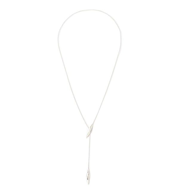 TOMORROWLAND GOODS「SASKIA DIEZ LEAVES LASSO ネックレス」|ネックレス|81 シルバー