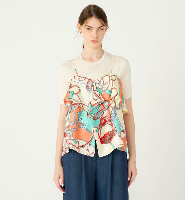 Ballsey「【別注】manipuri for Ballsey Pirouettes キャミソールブラウス」|シャツ・ブラウス|