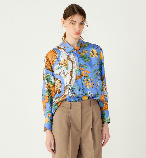 Ballsey「【別注】manipuri for Ballsey Antique Recipe カシュクールブラウス」|シャツ・ブラウス|