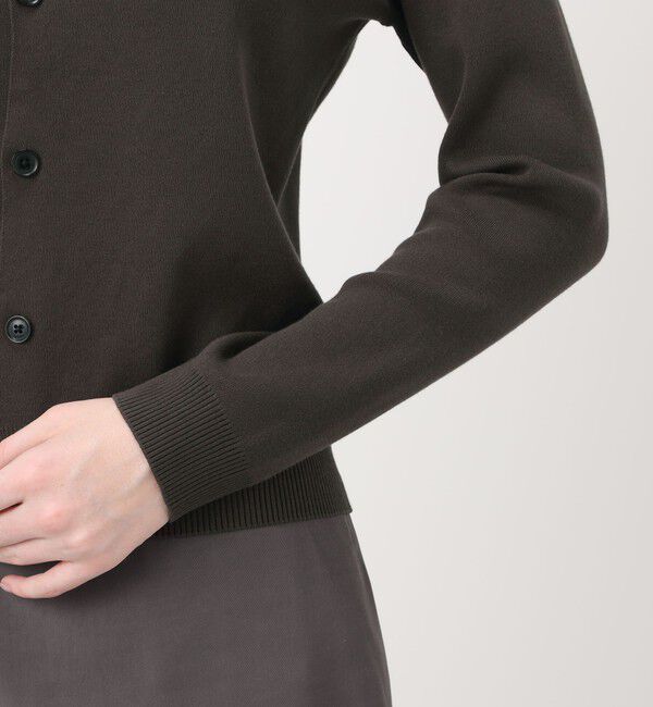 Edition「ELS cotton ポロカーディガン」|カーディガン|