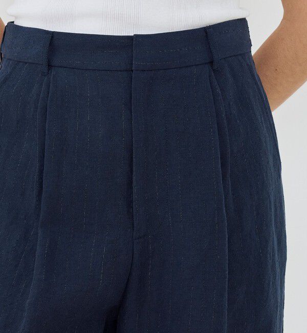 GALERIE VIE「マリンカナパストライプ ツータックストレートパンツ」|その他|