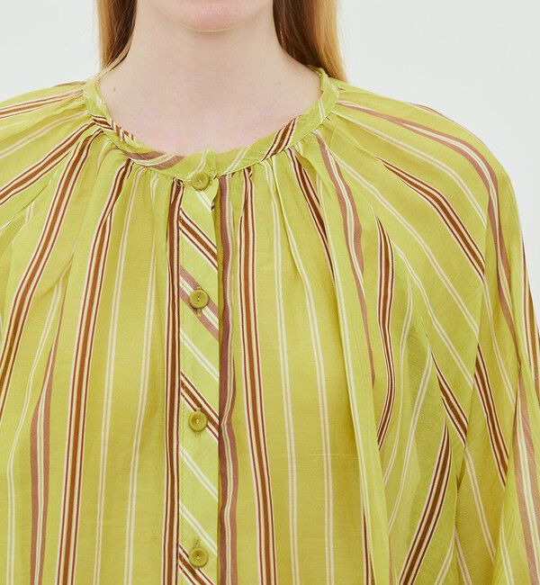 TOMORROWLAND GOODS「Devotion TWINS WIDLE ギャザーブラウス」|シャツ・ブラウス|