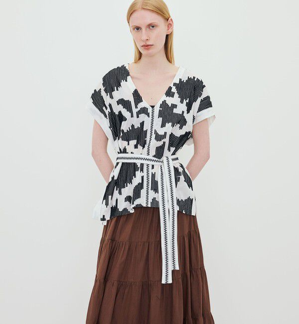 TOMORROWLAND GOODS「Devotion TWINS CELESTRA Vネックプルオーバー」|シャツ・ブラウス|