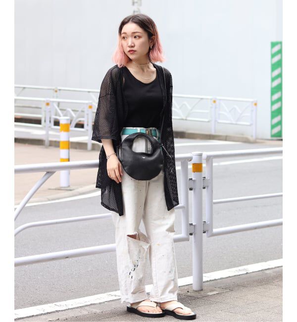  「【blancle/ ブランクレ】S.LEATHER ROUND MINI 2WAY BAG」|ショルダー・メッセンジャー|
