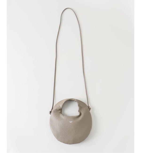  「【blancle/ ブランクレ】S.LEATHER ROUND MINI 2WAY BAG」|ショルダー・メッセンジャー|