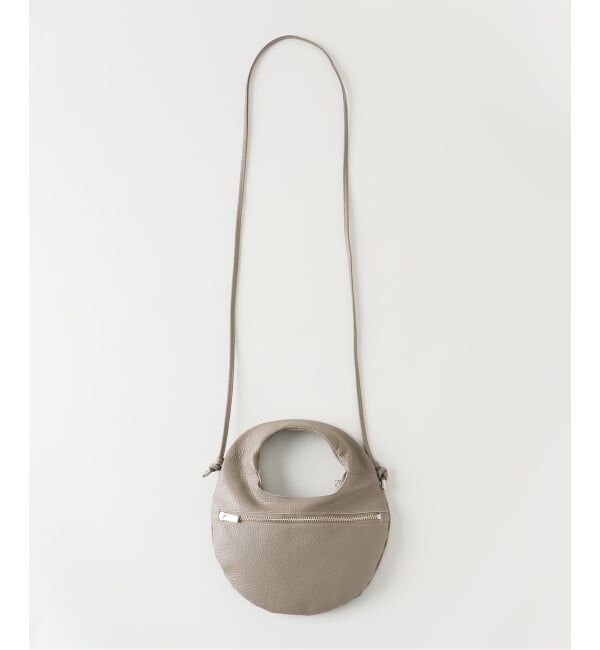  「【blancle/ ブランクレ】S.LEATHER ROUND MINI 2WAY BAG」|ショルダー・メッセンジャー|