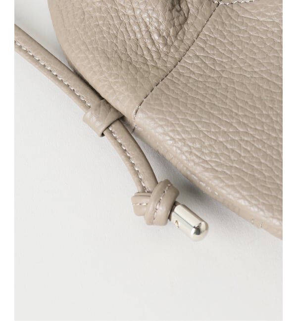  「【blancle/ ブランクレ】S.LEATHER ROUND MINI 2WAY BAG」|ショルダー・メッセンジャー|