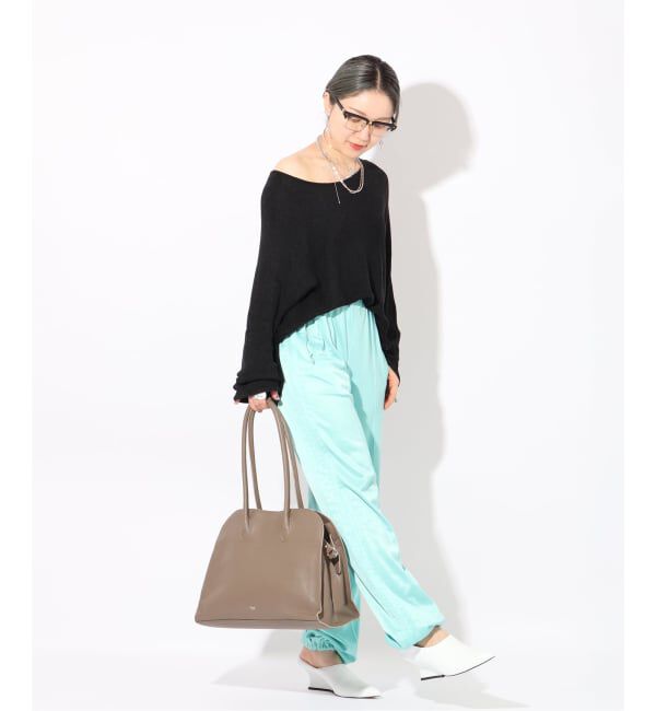  「【blancle/ ブランクレ】S.LETHER Wide boston」|ボストンバッグ|