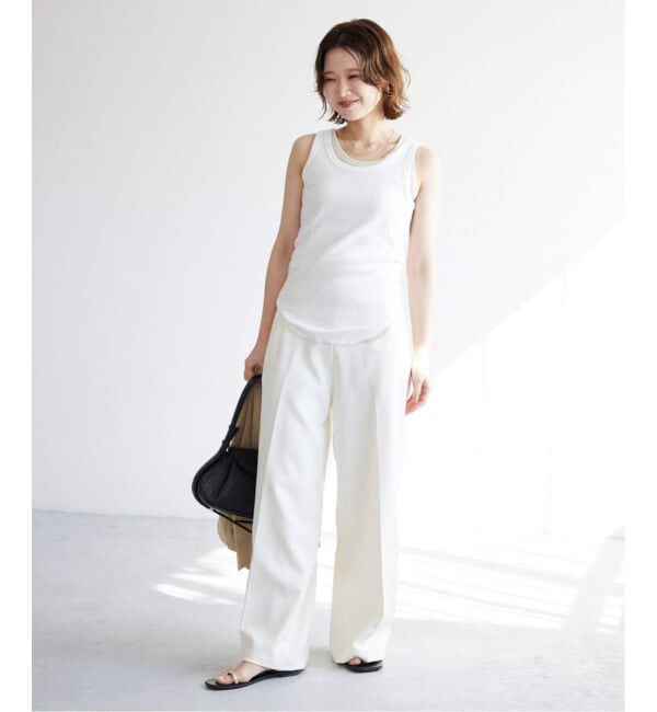 SLOBE IENA「《追加》basic タンクトップ」|タンクトップ|