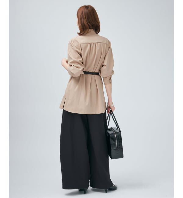 VERMEIL par iena「Room no.8 BLACK ルームエイト ブラック ドレープジャケット BYRS-002-69587」|その他|