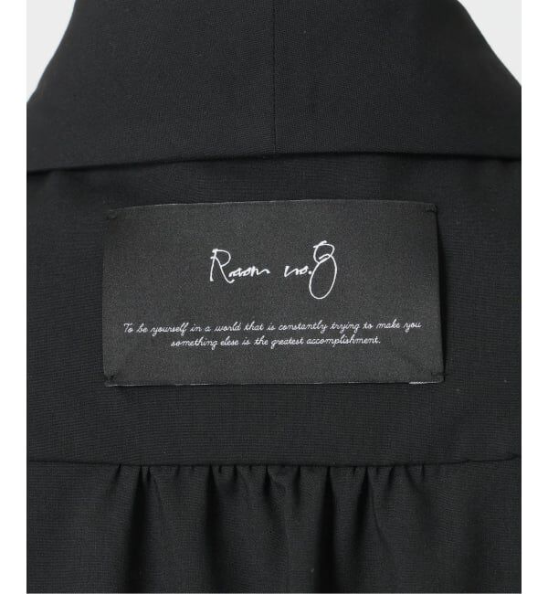 VERMEIL par iena「Room no.8 BLACK ルームエイト ブラック ドレープジャケット BYRS-002-69587」|その他|